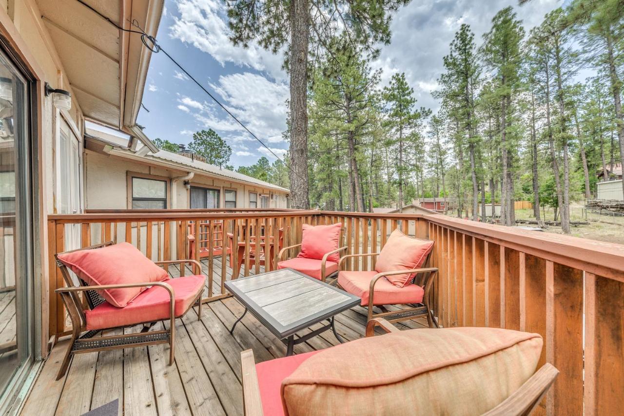 Ruidoso Home With Balcony About 16 Mi To Ski Apache! Kültér fotó